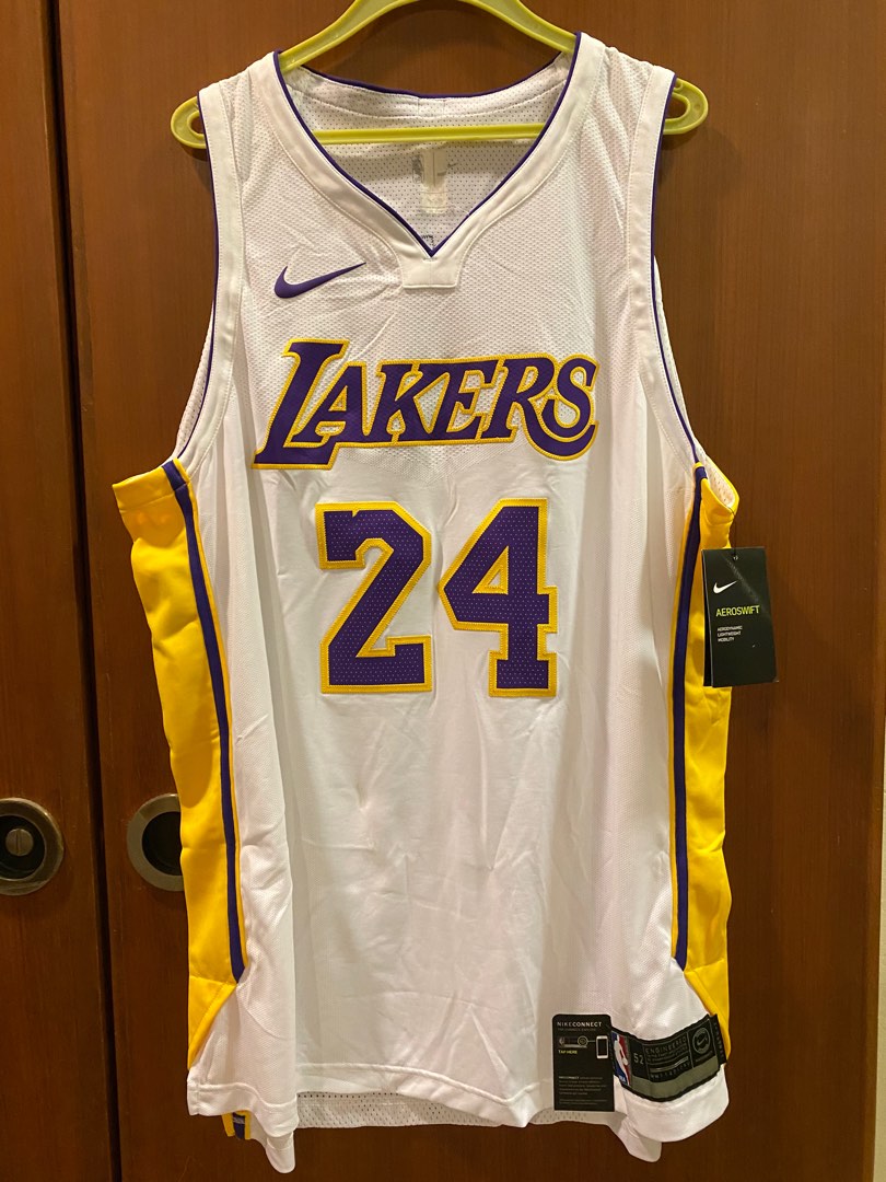 Nike Kobe Bryant LA Lakers Jersey White Men s Fashion Activewear on Carousell