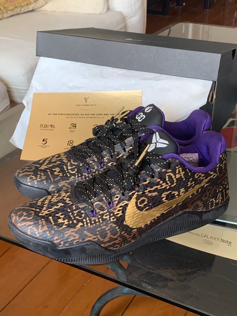 Nike Nikeid mamba day Kobe XI custom US 9.5 unique color Carousell