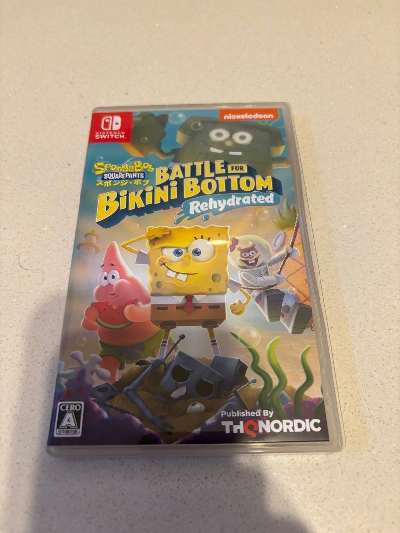 Nintendo Switch Games Mario Tennis Aces and SpongeBob Squarepants Battle  for Bikini Bottom, Video Gaming, Video Games, Nintendo on Carousell