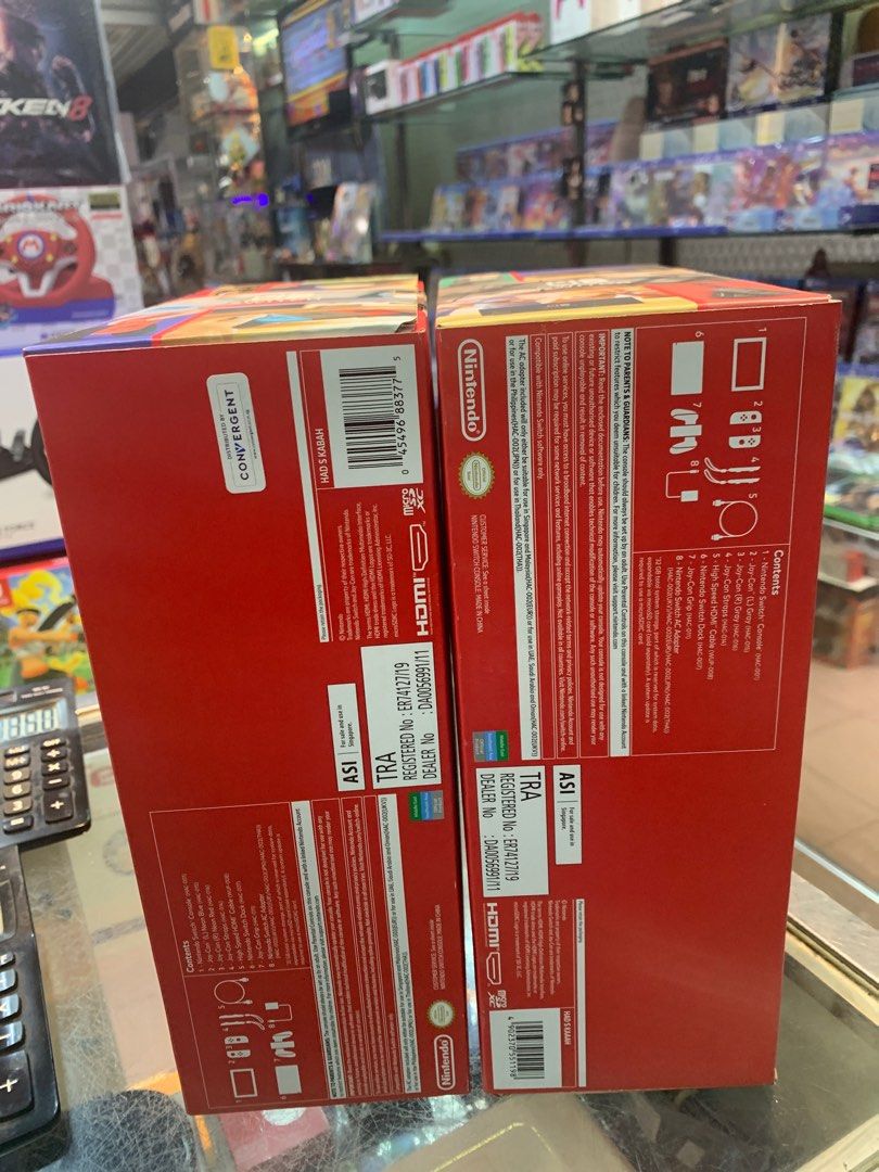 Nintendo switch GEN 2 neon local Agent warranty by convergent, Video ...