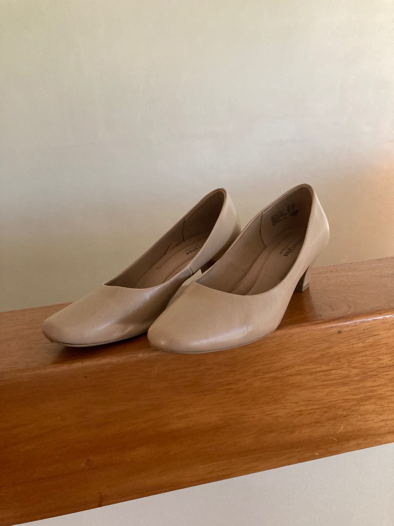 Nude Graduation Heels, Women's Fashion, Footwear, Heels on Carousell