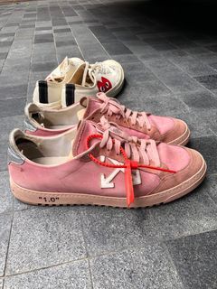 Off-White 2.0 c/o Virgil Abloh Low Top “Cup Sole”  Pink FW19 size 12us