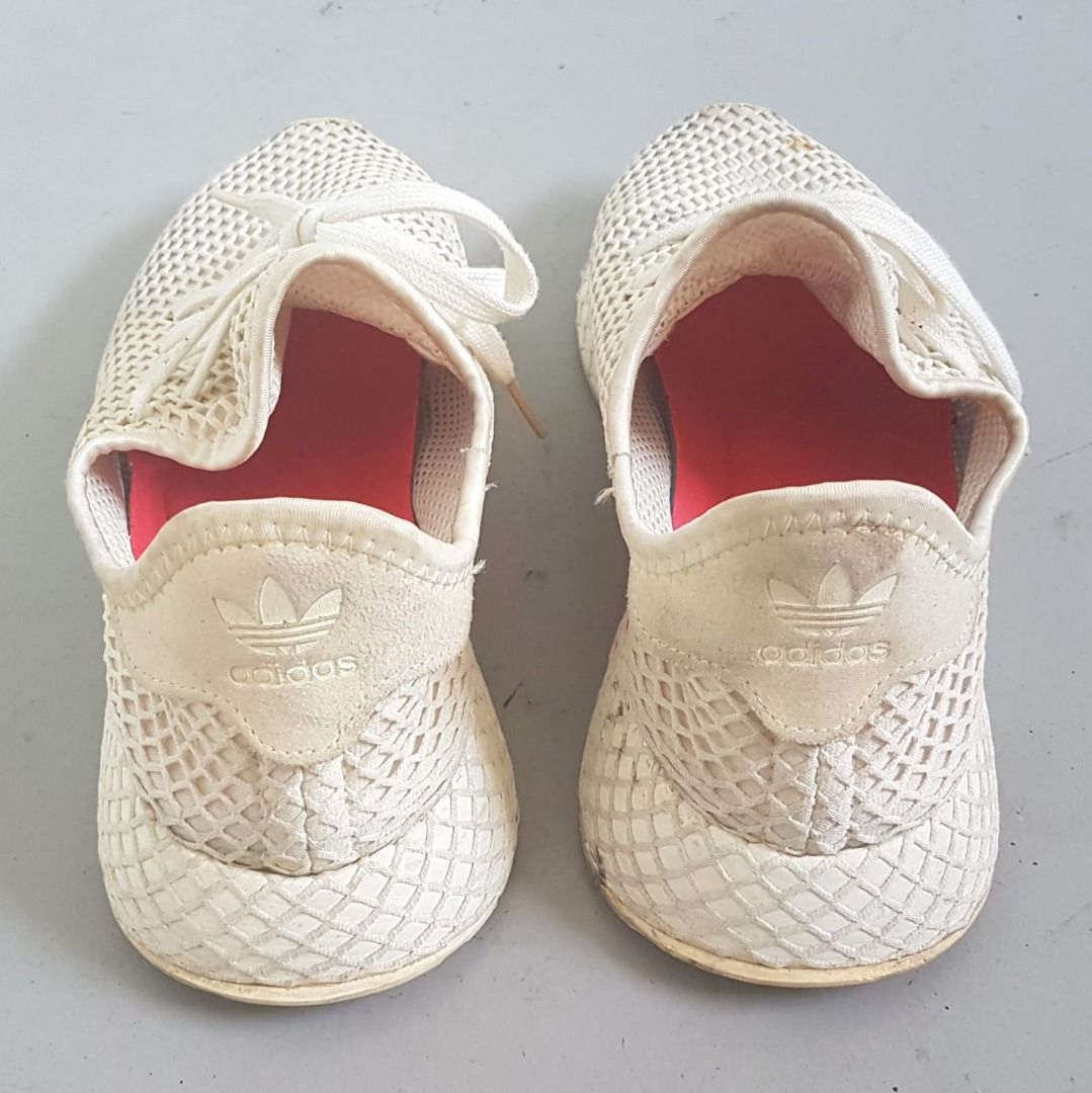 Original Adidas Deerupt Running Shoes Off White Model ART BD7882 US 9.5 UK 9 EUR 43.5 Adidas Sneakers Model Gym Workout Yuppie Lifestyle
