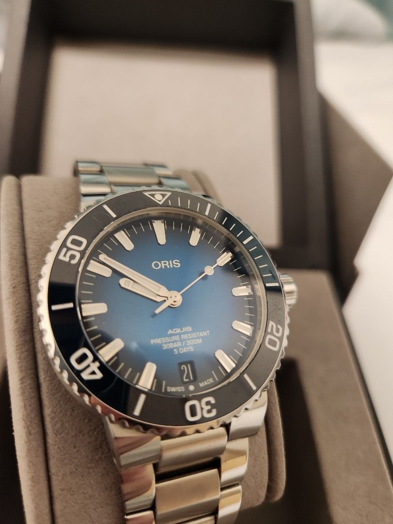 Oris aquis date 43mm online
