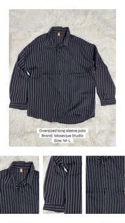 Oversized long sleeves polo (pre-loved)