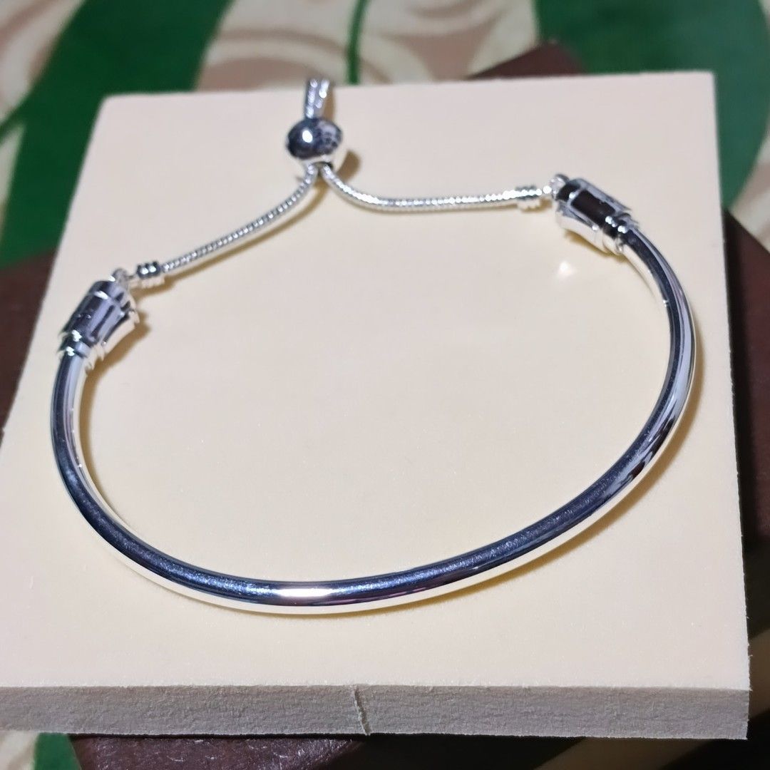 Moments silver sliding bangle clearance