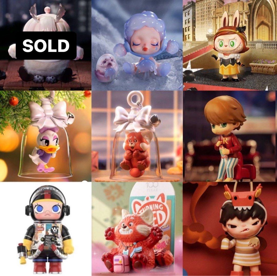Popmart clearance - Skullpanda, Disney, Labubu, Hirono, Space Molly ...