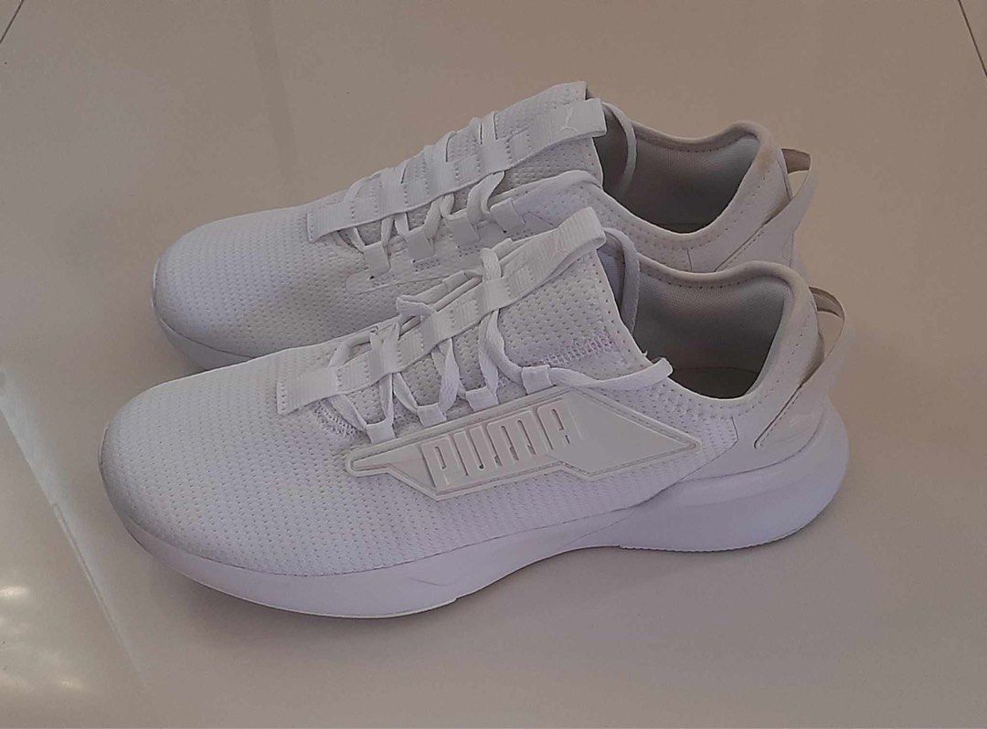 Puma white rubber shoes outlet