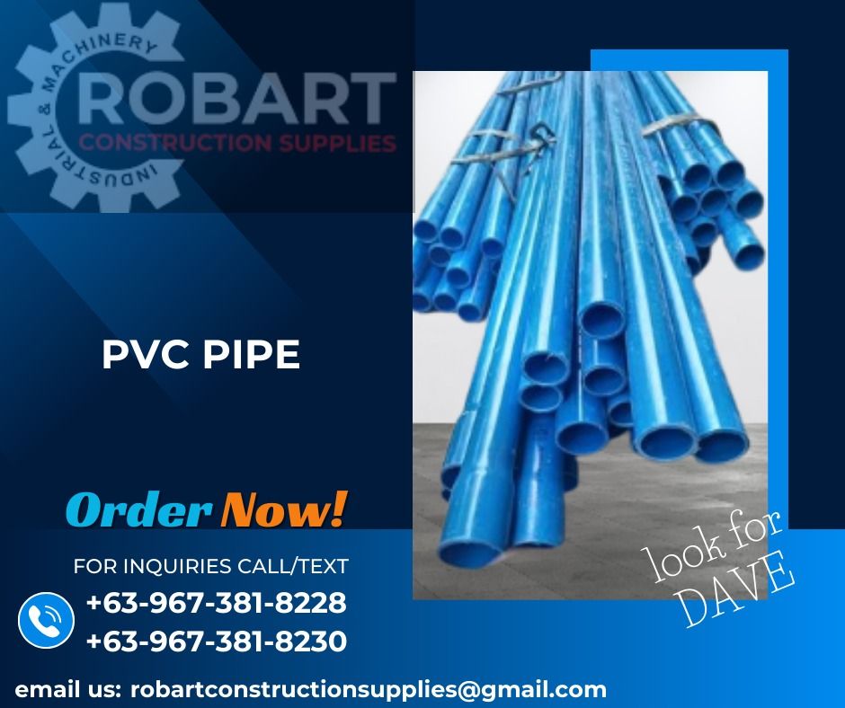 PVC PIPE (Category: Construction Tools & Equipment) located in Caloocan City. Submitted by gabo. (Listing ID 1295090989, Image 1). Description: SALE❗ ❗ ❗ SALE❗ ❗ ❗ SALE❗ ❗ ❗ PVC Pipe Size: 1" Color: Blue Brand: Atlanta LOOK FOR: Dave T. Cariño 0 9 6 7 3 8 1 8 2 2 8 / 0 9 6 7 3 8 1 8 2 3 0 7 7 4 6-6 1 4 8 / 7 0 0 2- 2 8 7 2 / 8 6 3 6-3 0 0 5 𝑹𝑶𝑩𝑨𝑹𝑻 𝑪𝑶𝑵𝑺𝑻𝑹𝑼𝑪𝑻𝑰𝑶𝑵 𝑺𝑼𝑷𝑷𝑳𝑰𝑬𝑺 📍 S&L BUILDING, 1ST & 2ND FLOOR, 1405 YUSECO ST, ST