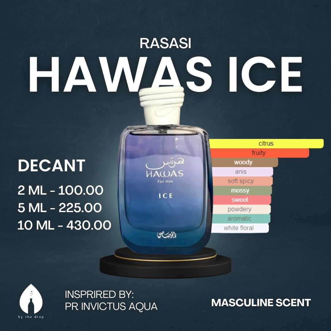 Rasasi Hawas Ice for くち him 100ml