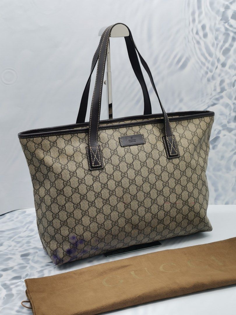 Gucci gg supreme canvas tote new arrivals