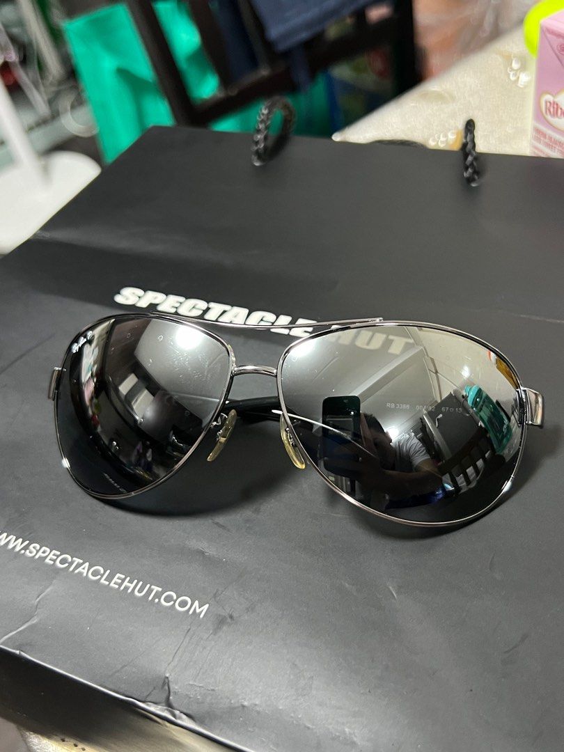 Rayban Sunglasses Polarised Chrome Fully Reflective