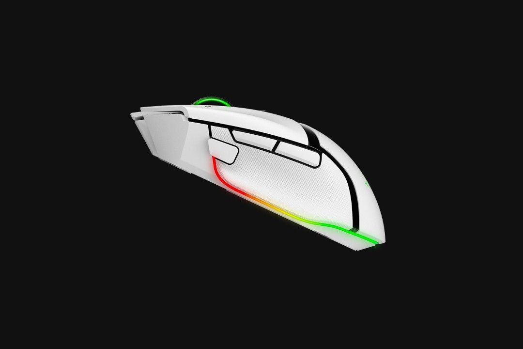 RAZER BASILISK V3 PRO CUSTOMIZABLE WIRELESS ERGONOMIC GAMING MOUSE (WHITE EDITION) (Category: Mouse & Mousepads) located in San Juan City. Submitted by blueswitchpc (Listing ID 1295056230, Image 3). Description: 🚨 RESTOCK ALERT 🚨 RAZER BASILISK V3 PRO CUSTOMIZABLE WIRELESS ERGONOMIC GAMING MOUSE (WHITE EDITION). Razer Basilisk V3 Pro - White Customizable Wireless Gaming Mouse with Razer HyperScroll Tilt Wheel ● Razer™ HyperScroll Tilt Wheel ● 1