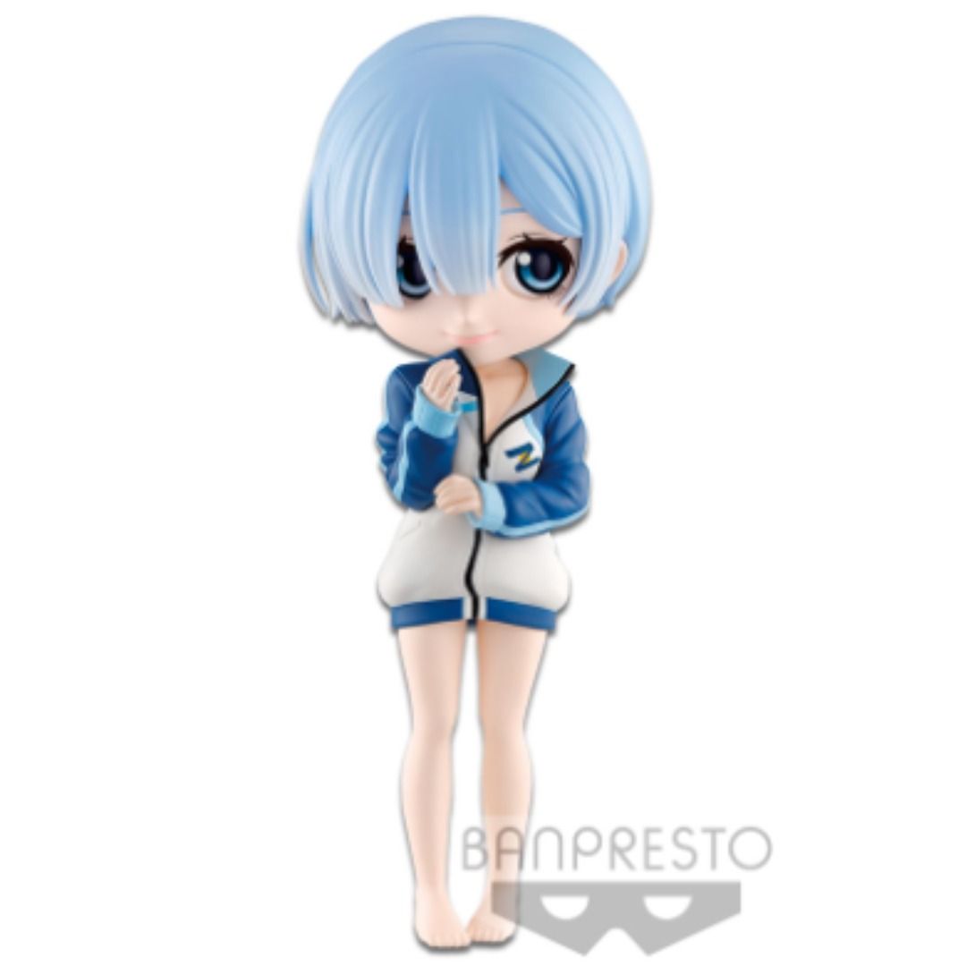 Re:Zero Starting Life in Another World Rem Vol.2 Ver.B Q Posket Banpresto Figure (Category: Figurines & Statues) located in Zarraga. Submitted by marionettewonderland18 (Listing ID 1295068052, Image 3). Description: Description: - Series: RE: ZERO STARTING LIFE IN ANOTHER WORLD - Character: REM - Version: B - Size: Approximate height 14cm - Material: ABS, PVC - Manufacturer: BANPRESTO - Condition: Brand New, MISB (sealed) (Merch is Brand New in S