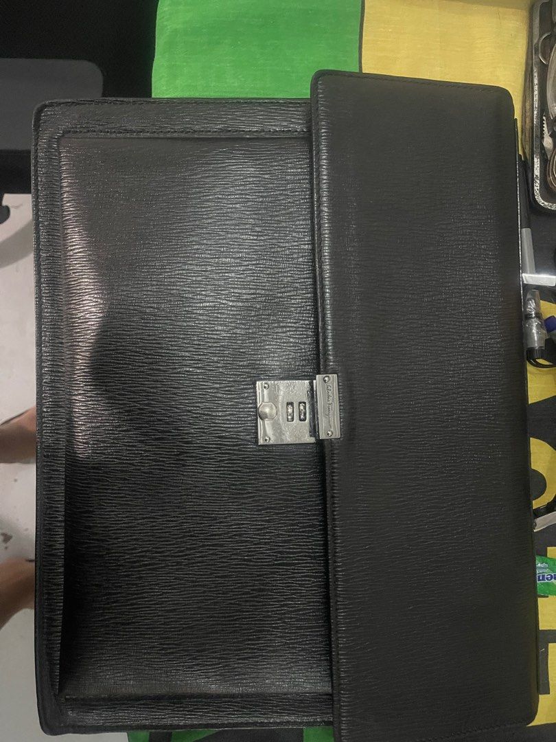 Salvatorre Ferragamo Brief Case Bag - Authentic (Category: Luxury Bags & Wallets) located in Subic. Submitted by logbytestoyexpress (Listing ID 1295105919, Image 2). Description: Replacement shoulder straps Pure leather Authentic -request for pics and videos- .
