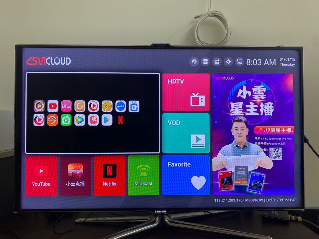 Samsung smart tv 46 inch, TV & Home Appliances, TV & Entertainment, TV ...