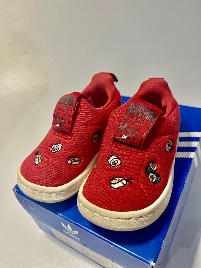 Adidas Sneaker Adidas Stan Smith Red Uk Sepatu Anak Adidas Stan