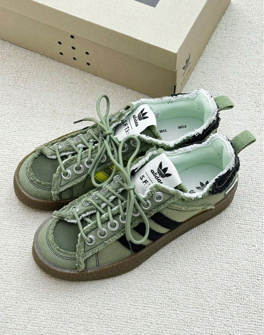 Song For The Mute x Adidas Campus 80s Olive ID4792 墨綠橄欖綠綠色 