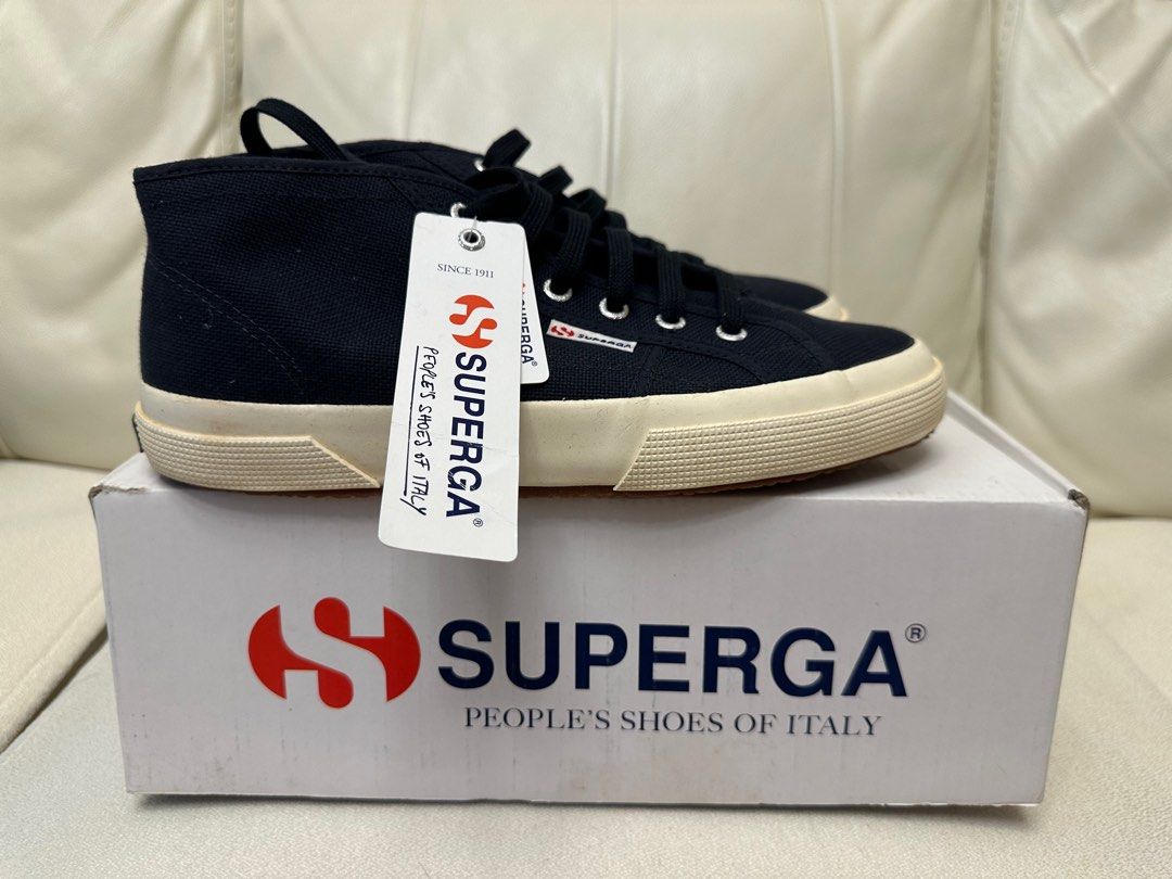 Superga shoes sneakers 2754 COTU Navy Carousell