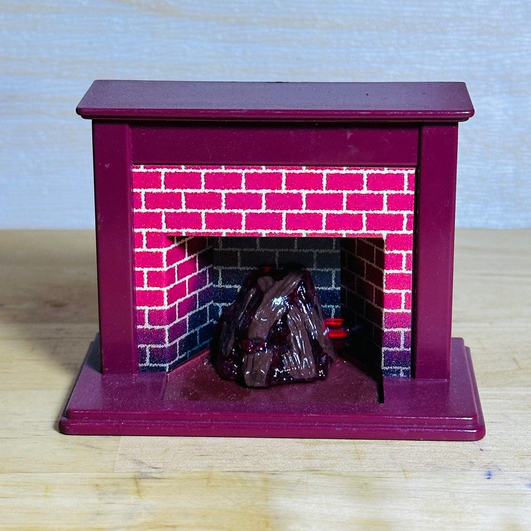 SYLVANIAN FAMILIES FIREPLACE EPOCH Miniature Furniture Toy - Not Working (Category: Designer & Blind Box Toys) located in Candon. Submitted by deign.garage.shop (Listing ID 1295141853, Image 1). Description: 💥 SYLVANIAN FAMILIES FIREPLACE 💥 ✅ EPOCH Miniature Furniture Toy ✅ Vintage Rare Collectible Toy ✅ Not Working, need to replace battery ✅ from Japan Container, almost new 🚚 COD via Xhopee Checkout.
