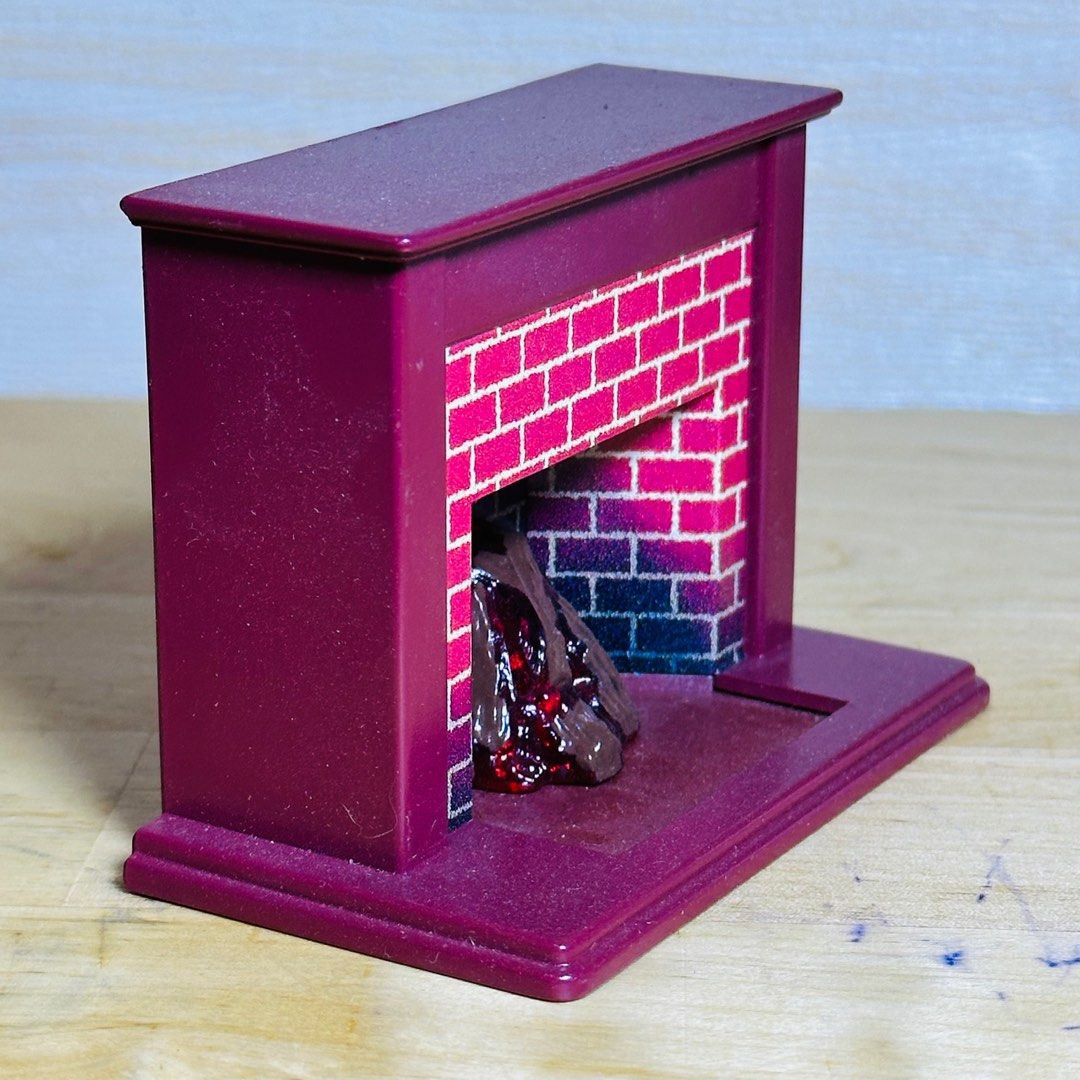 SYLVANIAN FAMILIES FIREPLACE EPOCH Miniature Furniture Toy - Not Working (Category: Designer & Blind Box Toys) located in Candon. Submitted by deign.garage.shop (Listing ID 1295141853, Image 3). Description: 💥 SYLVANIAN FAMILIES FIREPLACE 💥 ✅ EPOCH Miniature Furniture Toy ✅ Vintage Rare Collectible Toy ✅ Not Working, need to replace battery ✅ from Japan Container, almost new 🚚 COD via Xhopee Checkout.