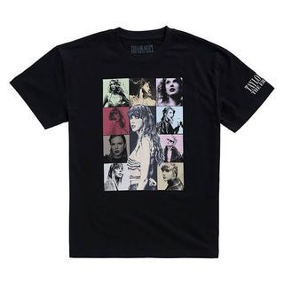 Taylor Swift The Eras Tour Black Tee from Singapore
