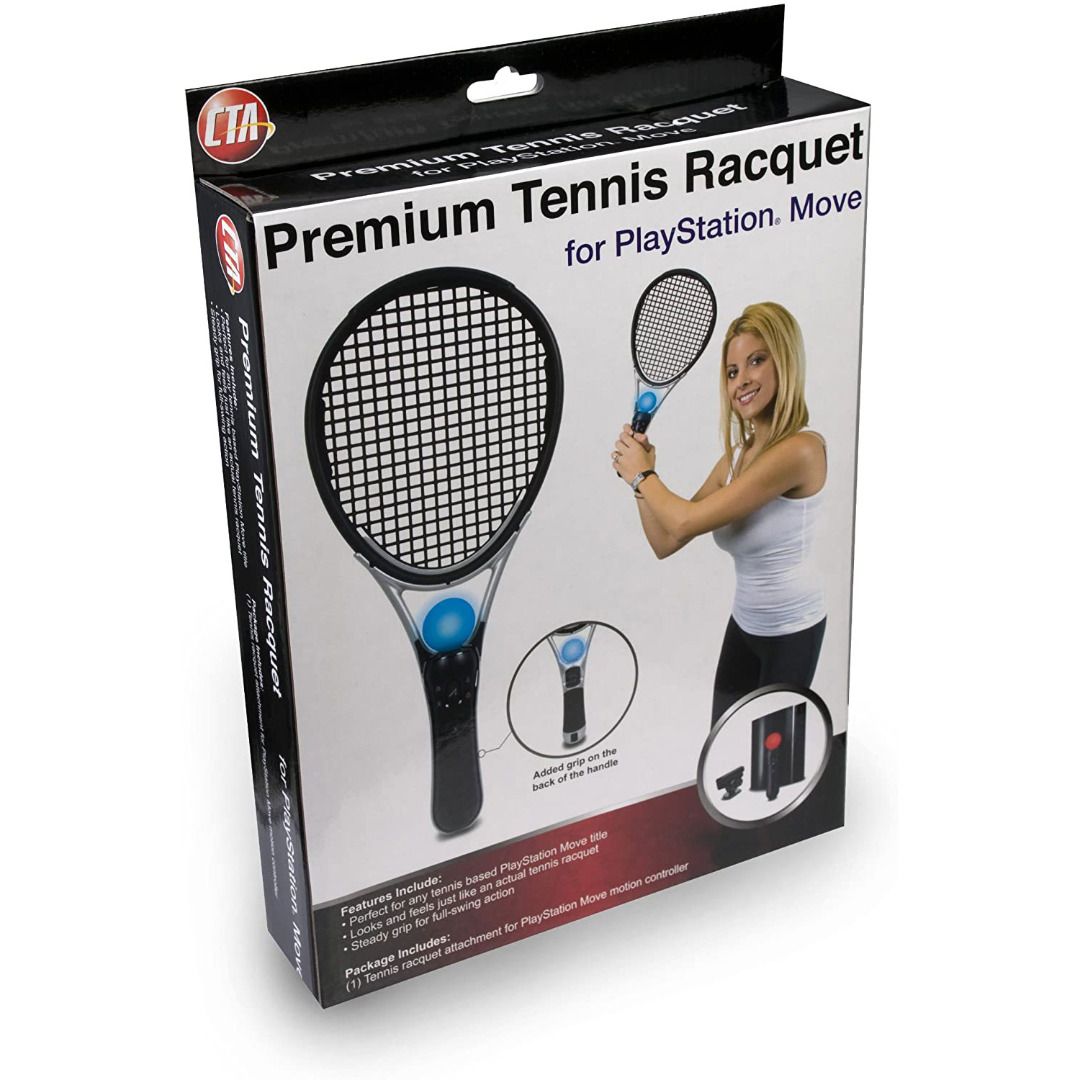 Playstation Ps3 Ps4 Tennis Motion Controller Racquet Sports