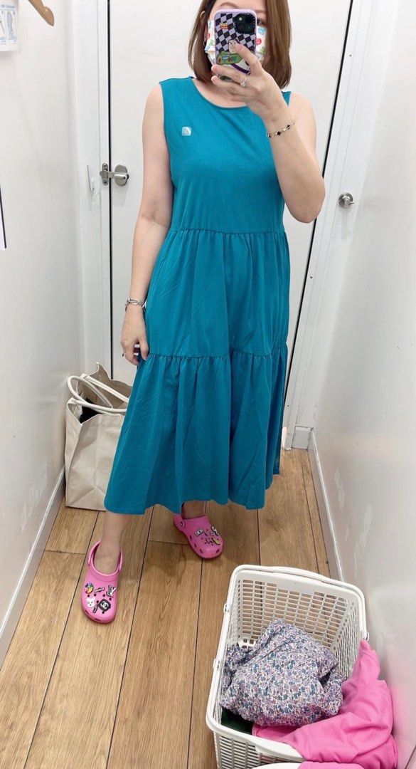 Uniqlo tiered dress outlet