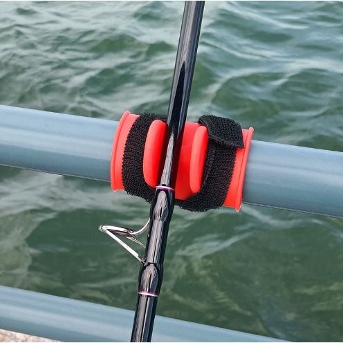 U-shaped Fishing Rod Racks Portable Rubber Fishing Rod Holder Fishing  Bracket Fishing Rod Support Frame Placement, Sports Equipment, Fishing on  Carousell