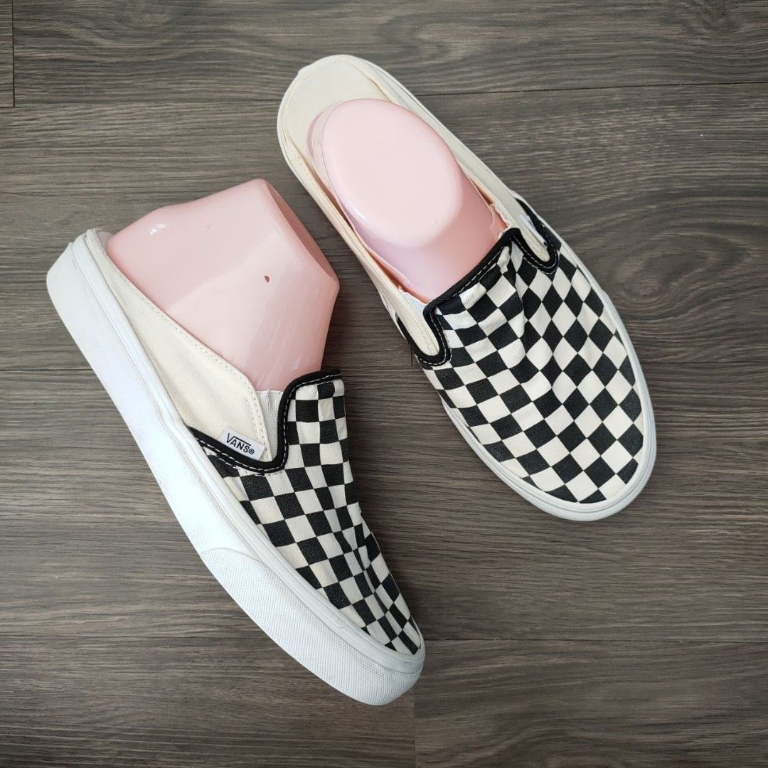 Vans Classic Slip On Mule Checkerboard 8UK 27CM