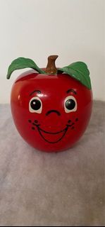 1972 Vintage Original Fisher Price Short Stem Happy Apple