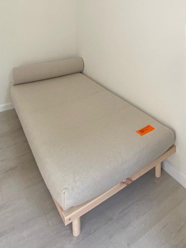 Virgil Abloh (Off white) x Ikea MARKERAD day bed frame and Virgil Abloh (Off white) x Ikea MARKERAD day bed frame and