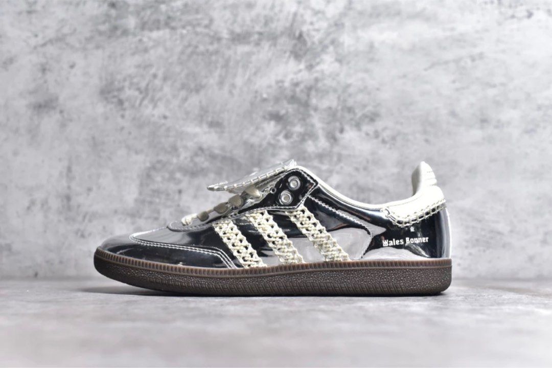 adidas gazelle silver green womens x Wales Bonner Samba Millennium 'Silver Metallic' Sneakers main image 0