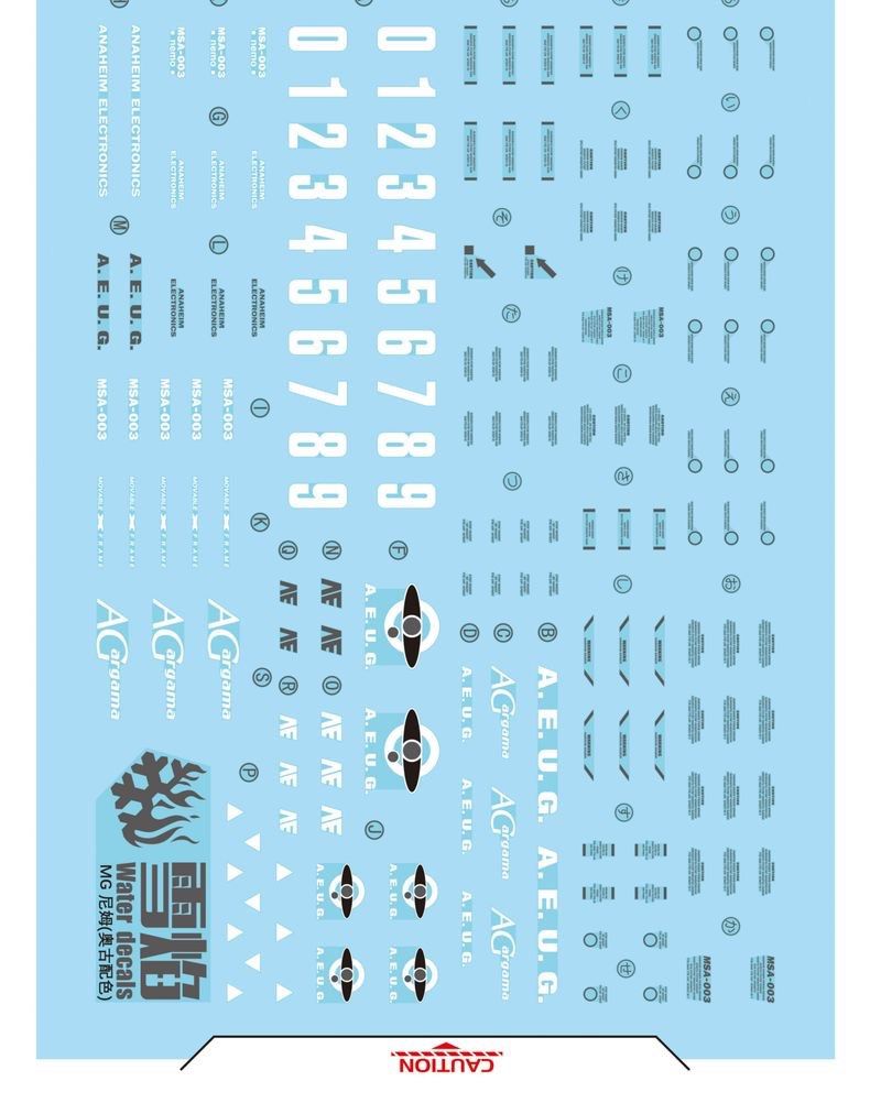 [XY] MG Nemo Gundam Fluorescent Waterslide Decal 1/100 by Xueyan (Category: Gundam Model Kits) located in Singapore. Submitted by gunpla (Listing ID 1295038363, Image 3). Description: ⚡️Buy 9 get 1 free + FREE mail! - (can mix waterslide on my other listings) 🔥Buy 3 free mail! - (can mix waterslides on my other listings) BNIB. No meetup. Postage is $2. 3 pieces and above free mail. Can mix with other eligible items from my listings. High quality