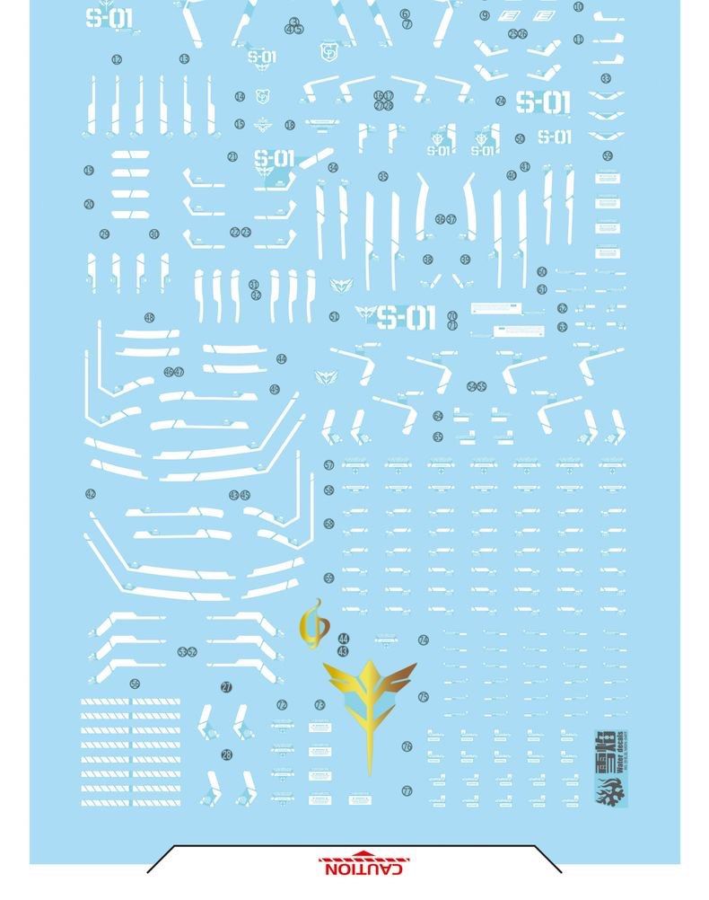 [XY] RG Sazabi (Side F Ver) Gundam Fluorescent Waterslide Decal 1/144 by Xueyan (Category: Gundam Model Kits) located in Singapore. Submitted by gunpla (Listing ID 1295038519, Image 3). Description: ⚡️Buy 9 get 1 free + FREE mail! - (can mix waterslide on my other listings) 🔥Buy 3 free mail! - (can mix waterslides on my other listings) BNIB. No meetup. Postage is $2. 3 pieces and above free mail. Can mix with other eligible items from my listing