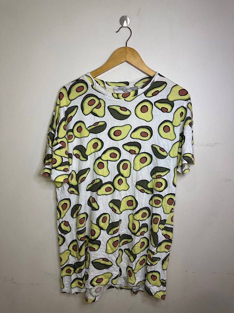 ZARA AVOCADO TEE Men s Fashion Tops Sets Tshirts Polo Shirts on Carousell
