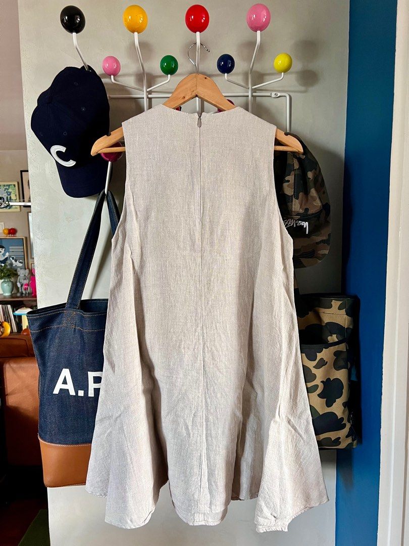 Zara Linen Dress Cream (Category: Dresses) located in Makati City. Submitted by jmseduardo (Listing ID 1295101854, Image 2). Description: .