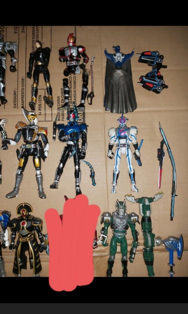 幪面超人裝着變身超合金關節可動拉打Masked Kamen Rider Bandai