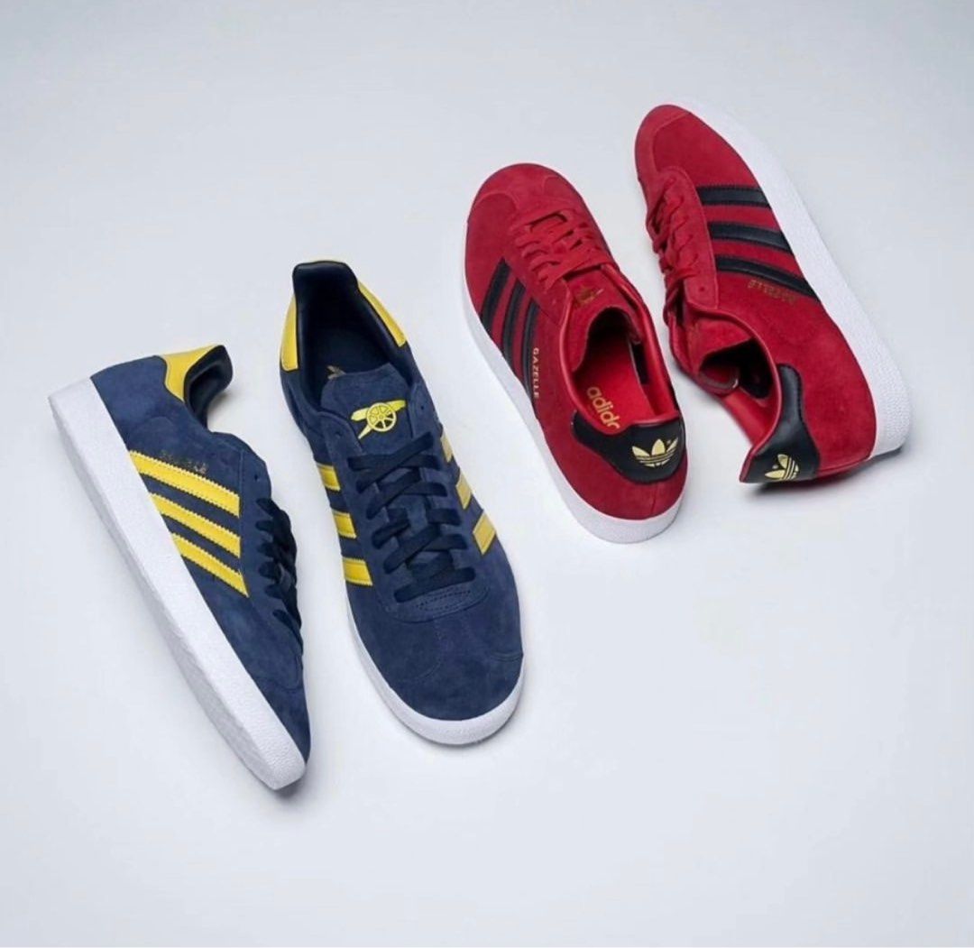adidas gazelle silver green womens Limited edition Arsenal FC Thierry Henry Red / White Adidas custom Gaz   Sneakcustomtrainers.com