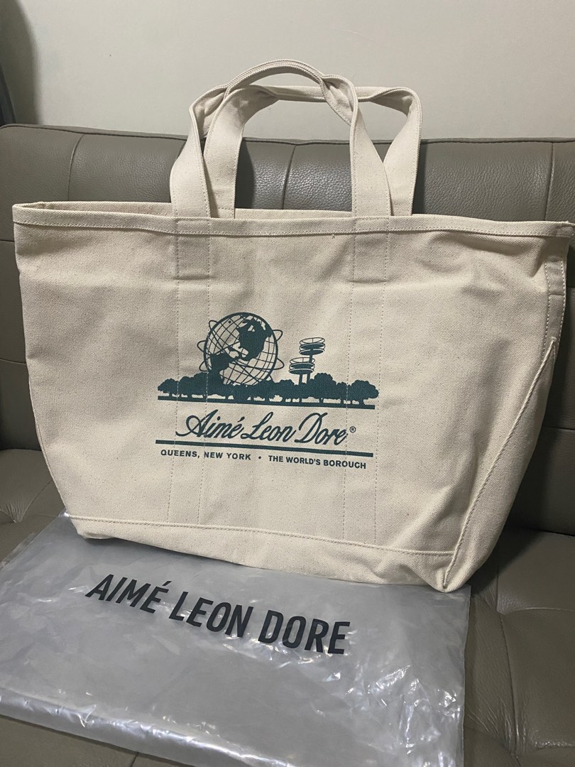 Aime Leon Dore Unisphere Large Tote Bag, 名牌, 手袋及銀包- Carousell