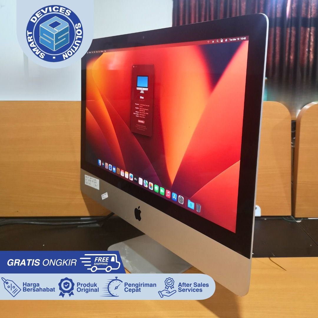 Apple iMac 2017 Inch Dual-Core i5 RAM 8GB/1TB Ventura Second