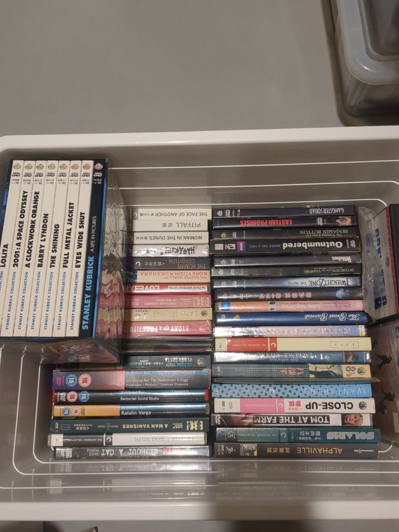 Assorted DVDs (Category: CDs & DVDs) located in Singapore. Submitted by tinyfloor (Listing ID 1295306956, Image 1). Description: .
