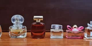 Assorted mini perfumes