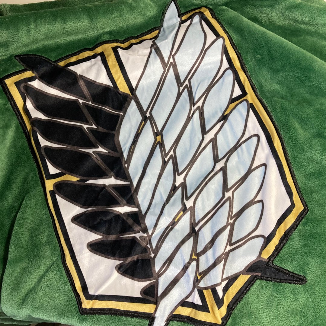 Attack on Titan Survey Corps Fluffy Blanket Cape Hobbies Toys Collectibles Memorabilia J pop on Carousell