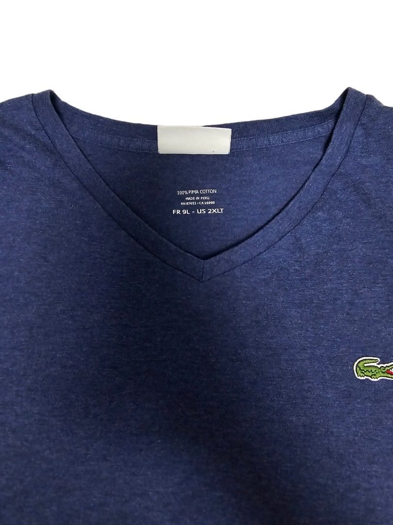 Auth Lacoste Over Size Lounge Shirt XXL Women s Fashion Undergarments Loungewear on Carousell
