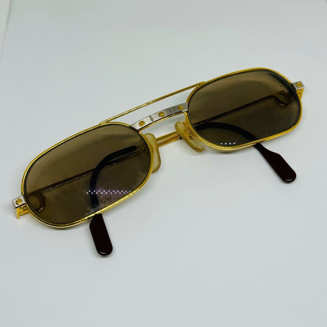 Authentic Cartier Must Santos Eyeglasses Men s Fashion Watches Accessories Sunglasses Eyewear on Carousell