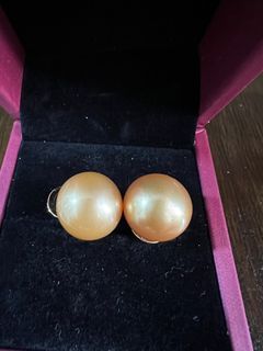 Authentic South Sea Pearl earrings (14mm)