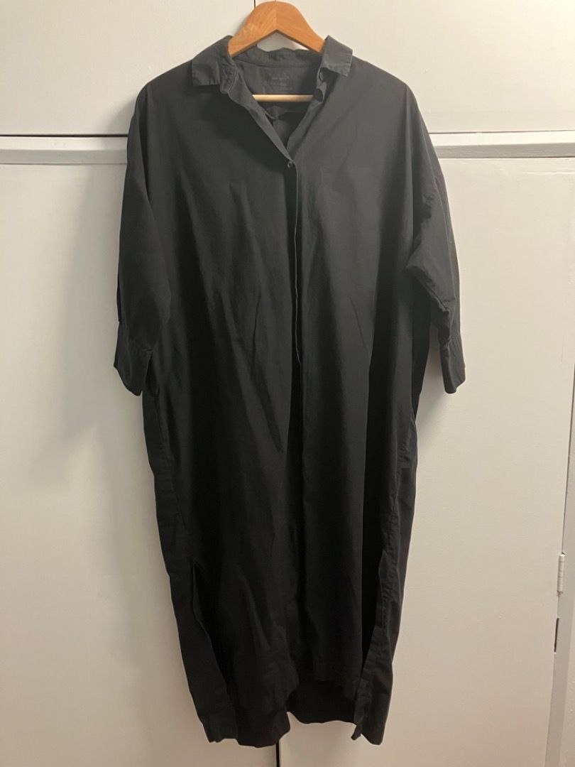Black Muji dress, Women's Fashion, Dresses & Sets, Dresses on Carousell
