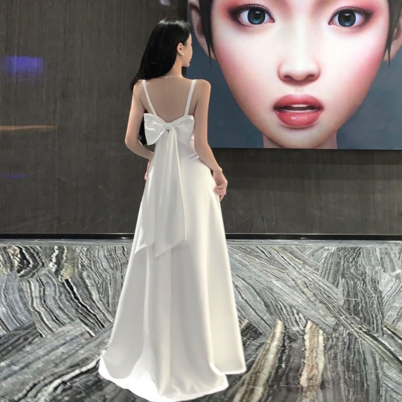 white a line dress Armonia A-line High neck Off White Wedding dress