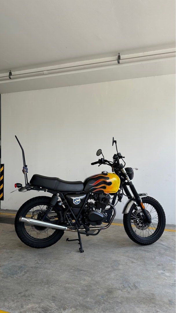 Brixton 150 classic Bosozuko hikari rider padinmusa japan tracker Motorbikes on Carousell